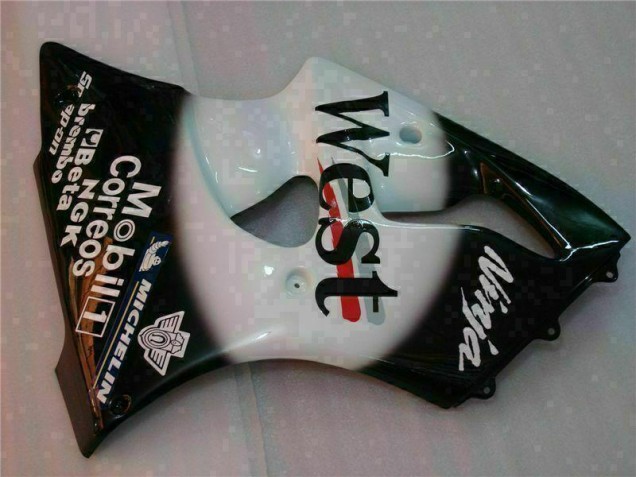 Preto West Ninja Carenagem ZX6R 2003-2004