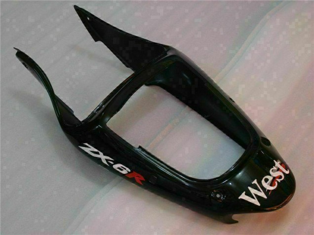 Preto West Ninja Carenagem ZX6R 2003-2004