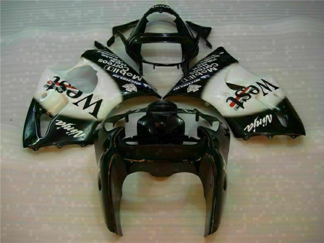 Preto West Ninja Carenagem ZX6R 2003-2004