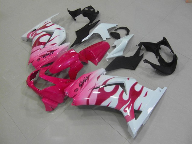 Rosa Branco Carenagem ZX 250R 2008-2012