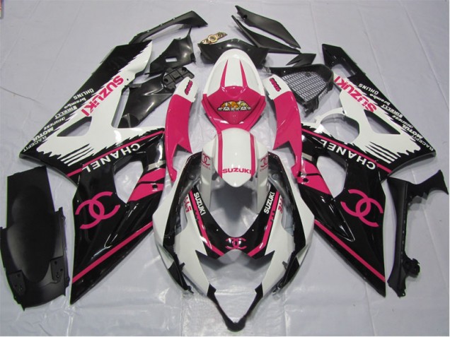 Rosa Chanel Carenagem GSXR 600 K6 2006-2007