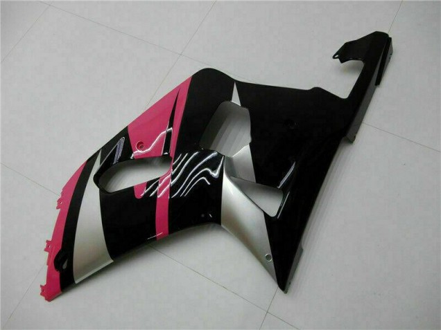 Rosa Preto Carenagem GSXR 600 / 750 K1 K2 K3 2001-2003 Rosa Preto Carenagem GSXR 600 / 750 K1 K2 K3 2001-2003