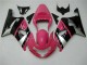 Rosa Preto Carenagem GSXR 600 / 750 K1 K2 K3 2001-2003 Rosa Preto Carenagem GSXR 600 / 750 K1 K2 K3 2001-2003