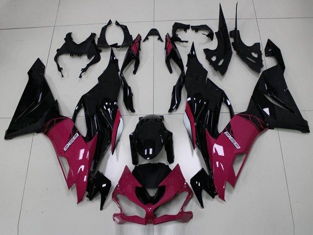 Rosa Preto Carenagem ZX10R 2003-2005 Rosa Preto Carenagem ZX10R 2003-2005