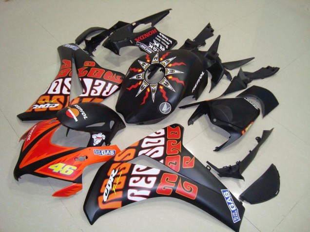 Rossi Preto Fosco Carenagem CBR 1000RR 2008-2011
