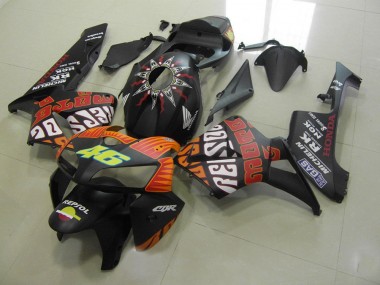 Rossi Preto Fosco Carenagem CBR 600RR 2005-2006