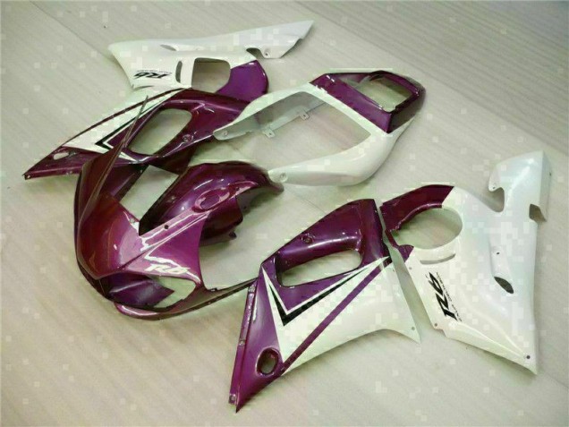 Roxo Branco Carenagem R6 1998-2002 Roxo Branco Carenagem R6 1998-2002