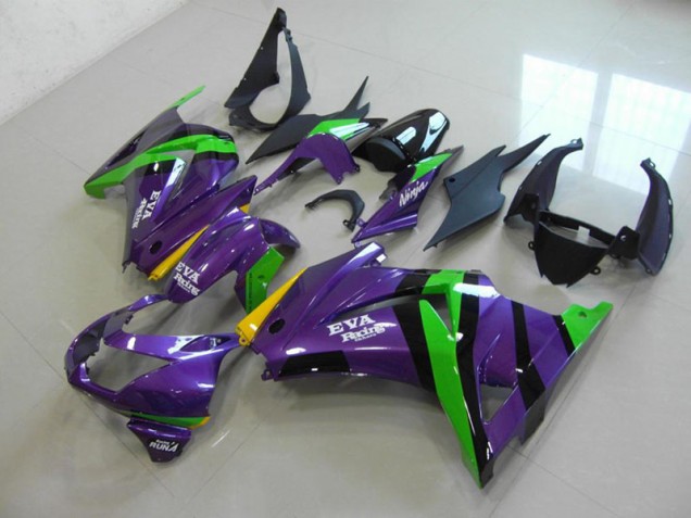Roxo EVA Corrida Carenagem ZX 250R 2008-2012 Roxo EVA Corrida Carenagem ZX 250R 2008-2012