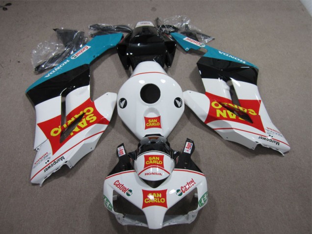 San Carlo Castrol Abs Kits Completos Carenagem CBR 1000RR 2004-2005 San Carlo Castrol Abs Kits Completos Carenagem CBR 1000RR 2004-2005
