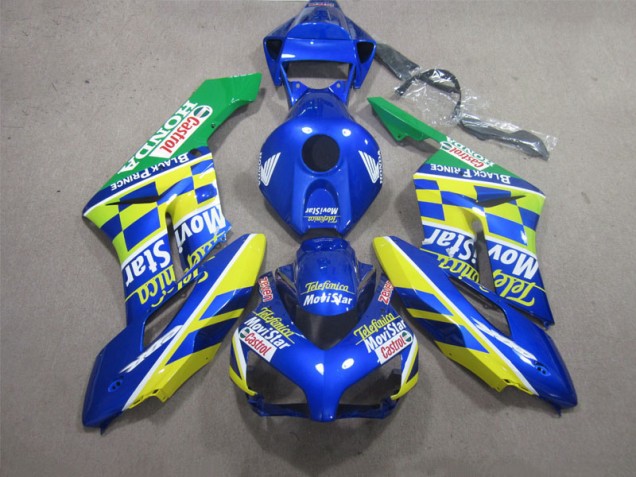 Telefunica Movistar Castrol Carenagem CBR 1000RR 2004-2005 Telefunica Movistar Castrol Carenagem CBR 1000RR 2004-2005