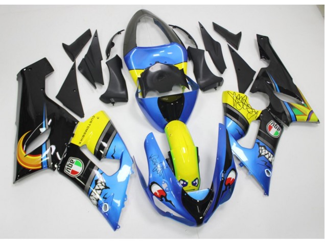 Tubarão Carenagem ZX6R 2005-2006 Tubarão Carenagem ZX6R 2005-2006