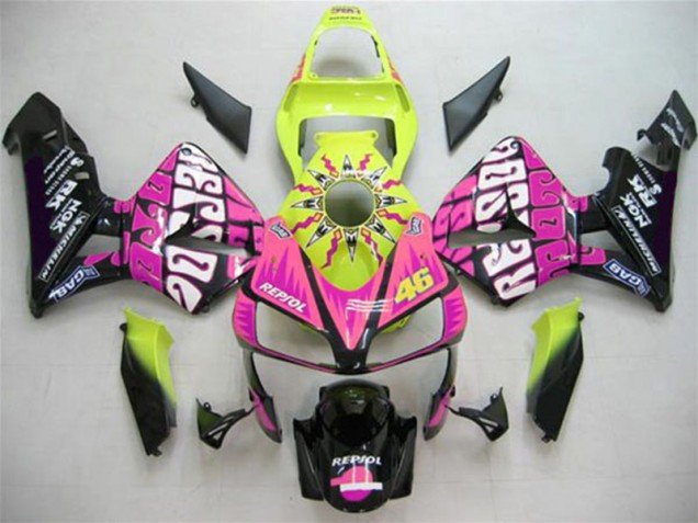 Valentino Rossi Carenagem CBR 600RR 2003-2004 Valentino Rossi Carenagem CBR 600RR 2003-2004