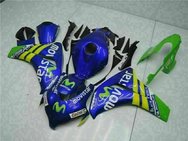 Verde Azul Carenagem CBR 1000RR 2008-2011 Verde Azul Carenagem CBR 1000RR 2008-2011