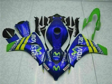 Verde Azul Carenagem CBR 1000RR 2008-2011