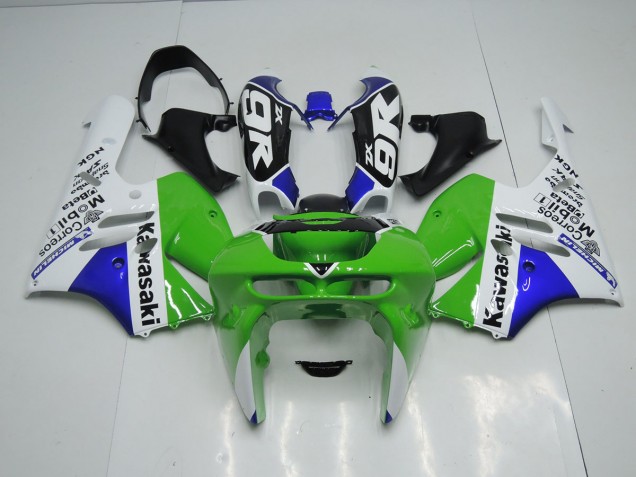 Verde Branco Carenagem ZX9R 1994-1997 Verde Branco Carenagem ZX9R 1994-1997