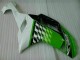 Verde Branco Ninja Carenagem ZX6R 2007-2008 Verde Branco Ninja Carenagem ZX6R 2007-2008