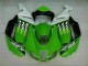 Verde Branco Ninja Carenagem ZX6R 2007-2008 Verde Branco Ninja Carenagem ZX6R 2007-2008