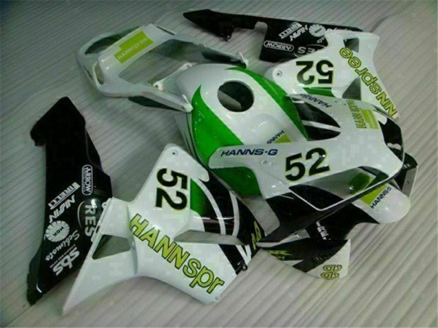 Verde Branco Preto Carenagem CBR 600RR 2003-2004