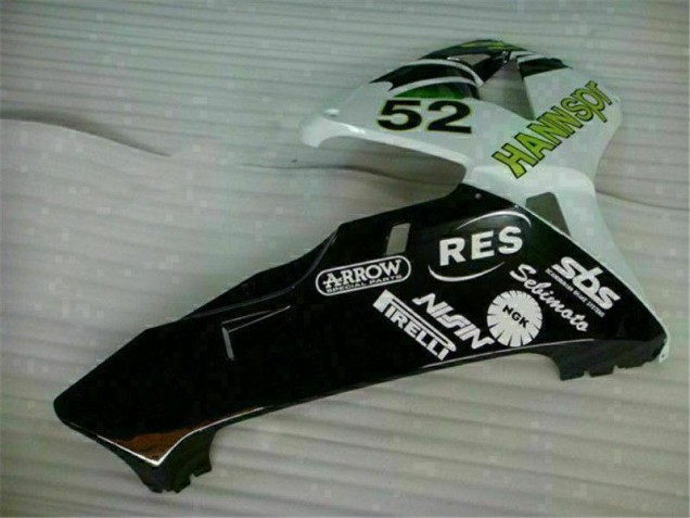 Verde Branco Preto Carenagem CBR 600RR 2003-2004
