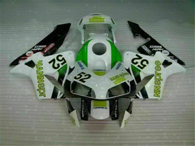 Verde Branco Preto Carenagem CBR 600RR 2003-2004