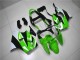 Verde Branco Preto Carenagem ZX6R 2000-2002