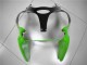 Verde Branco Preto Carenagem ZX6R 2000-2002