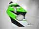 Verde Branco Preto Carenagem ZX6R 2000-2002