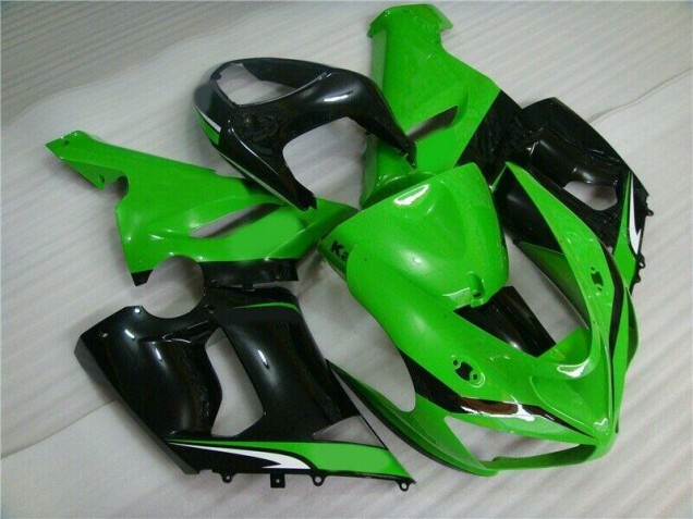 Verde Branco Preto Carenagem ZX6R 2005-2006