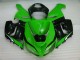 Verde Branco Preto Carenagem ZX6R 2005-2006