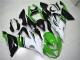 Verde Branco Preto Carenagem ZX6R 2013-2018 Verde Branco Preto Carenagem ZX6R 2013-2018