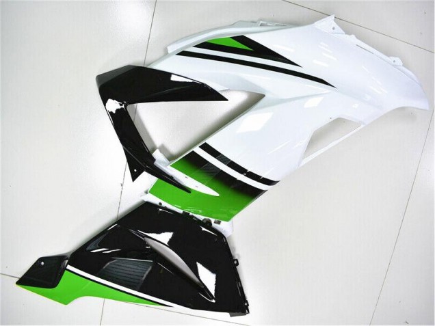 Verde Branco Preto Carenagem ZX6R 2013-2018 Verde Branco Preto Carenagem ZX6R 2013-2018