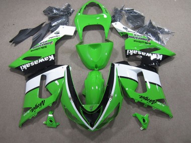 Verde Branco Preto Ninja 636 Carenagem ZX6R 2005-2006