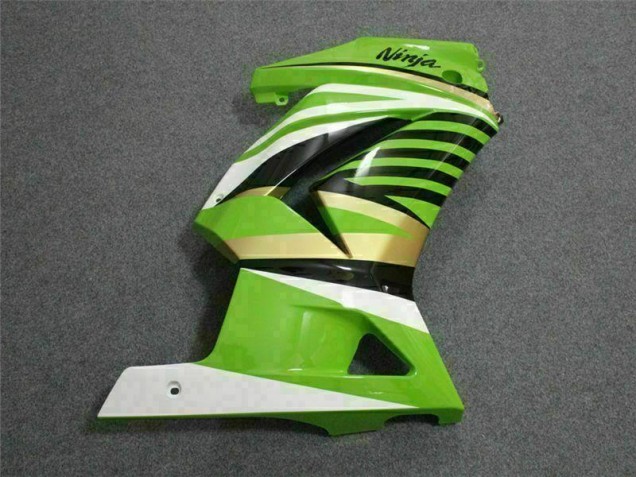 Verde Branco Preto Ninja Carenagem EX250 2008-2012 Verde Branco Preto Ninja Carenagem EX250 2008-2012