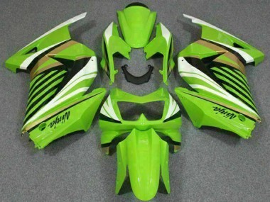 Verde Branco Preto Ninja Carenagem EX250 2008-2012