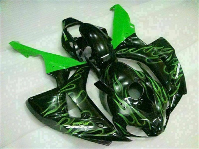Verde Chama Preto Carenagem CBR 1000RR 2006-2007 Verde Chama Preto Carenagem CBR 1000RR 2006-2007