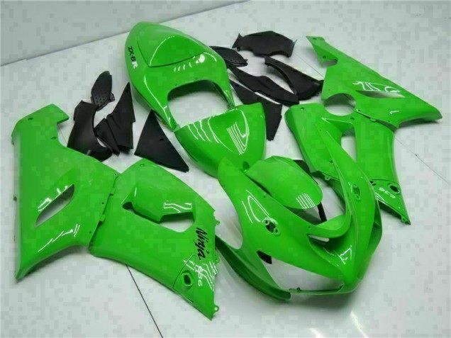 Verde Kit Carenagem ZX6R 2005-2006 Verde Kit Carenagem ZX6R 2005-2006