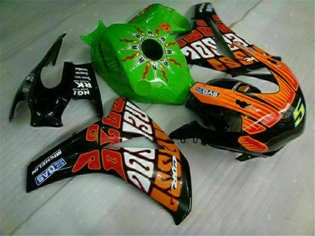Verde Laranja Carenagem CBR 1000RR 2008-2011 Verde Laranja Carenagem CBR 1000RR 2008-2011
