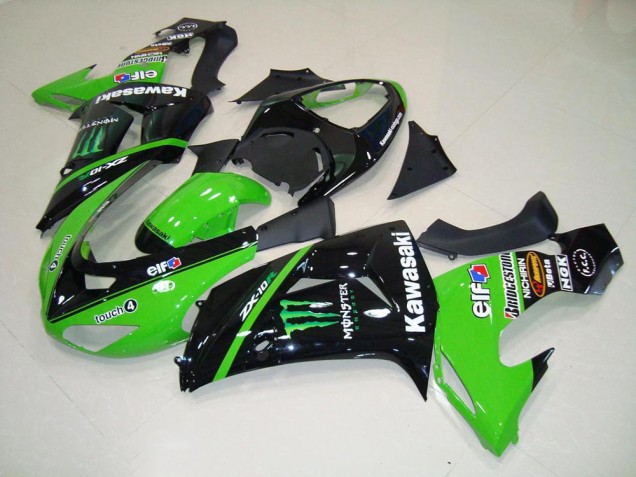 Verde Monster Abs Kit Carenagem & Plásticos ZX10R 2006-2007 Verde Monster Abs Kit Carenagem & Plásticos ZX10R 2006-2007