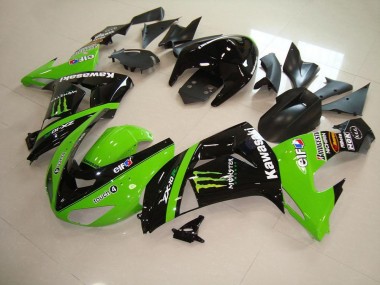 Verde Monster Abs Plásticos ZX10R 2006-2007