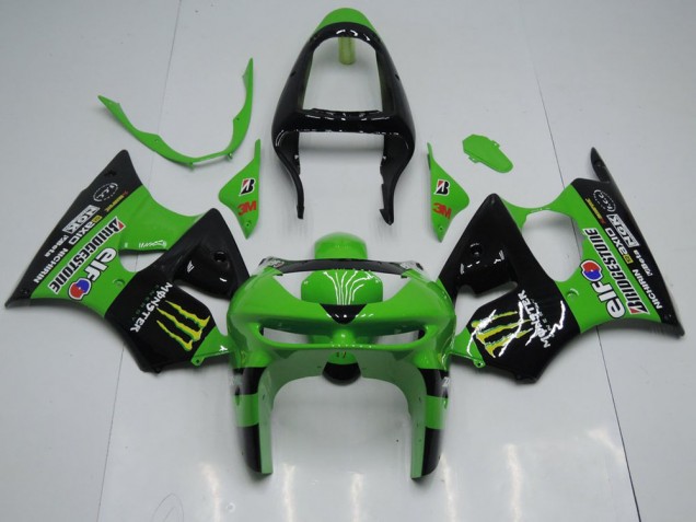 Verde Monster Carenagem ZX6R 2000-2002