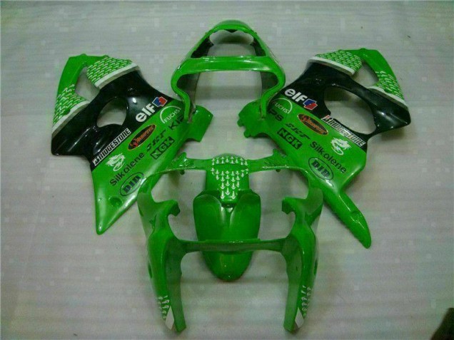 Verde Preto Abs Carenagem ZX6R 2000-2002