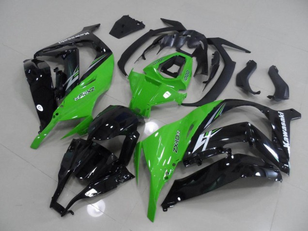 Verde & Preto Abs Kit Completos Carenagem ZX10R 2011-2015
