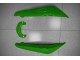 Verde Preto Abs Plástico EX650 2009-2011