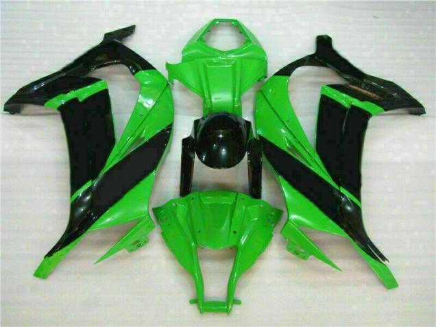 Verde Preto Abs Plástico ZX10R 2011-2015 Verde Preto Abs Plástico ZX10R 2011-2015