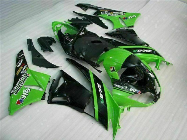 Verde Preto Abs Plástico ZX6R 2009-2012