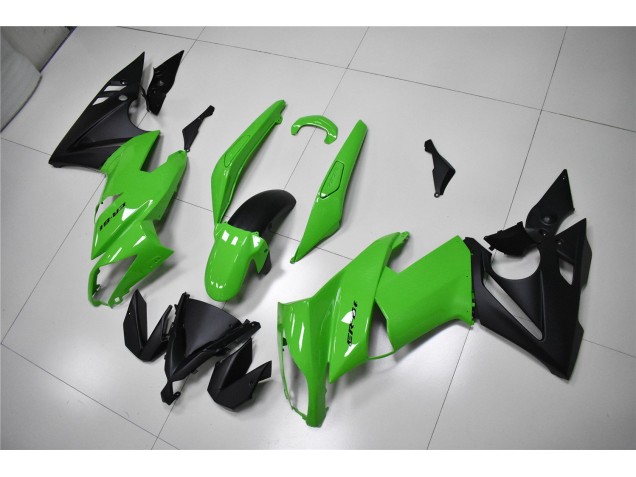 Verde Preto Abs Plásticos ZX10R 2008-2010 Verde Preto Abs Plásticos ZX10R 2008-2010