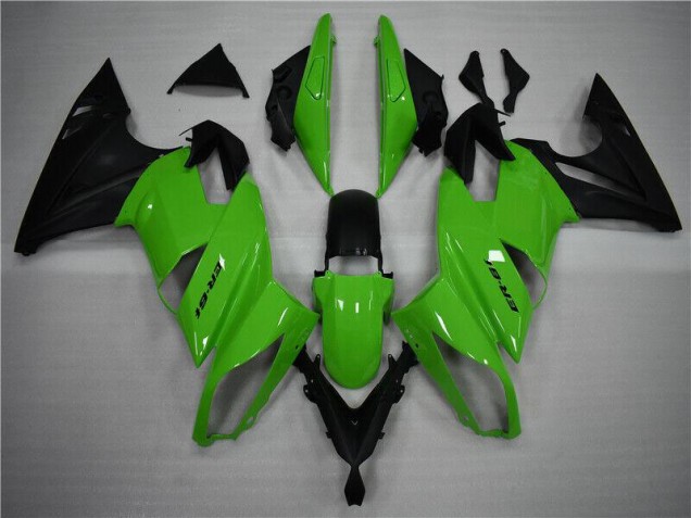 Verde Preto Abs Plásticos ZX10R 2008-2010 Verde Preto Abs Plásticos ZX10R 2008-2010