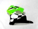 Verde Preto Branco Abs Kits Carenagem ZX6R 2000-2002 Verde Preto Branco Abs Kits Carenagem ZX6R 2000-2002