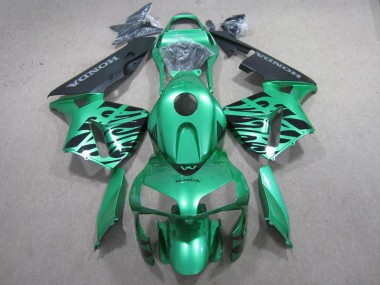 Verde Preto Carenagem CBR 600RR 2003-2004