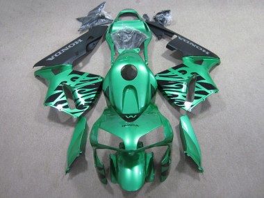 Verde Preto Carenagem CBR 600RR 2007-2008